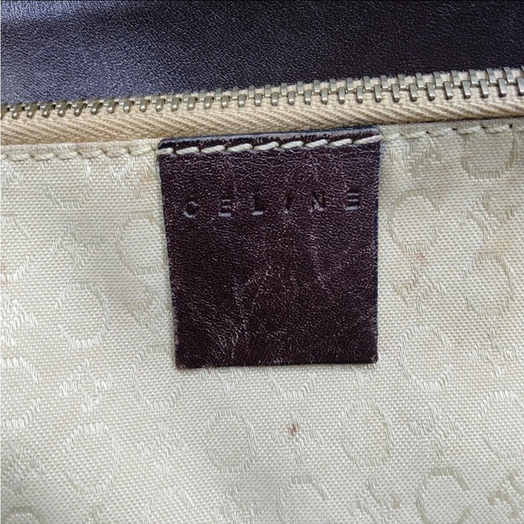 Celine Macadam Brown Canvas Shoulder/Tote Bag - Picture 7 of 9
